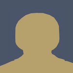 A golden silhouette on a dark blue background. Only readers of the ALT-text can know that this silhouette is actually Gudea.